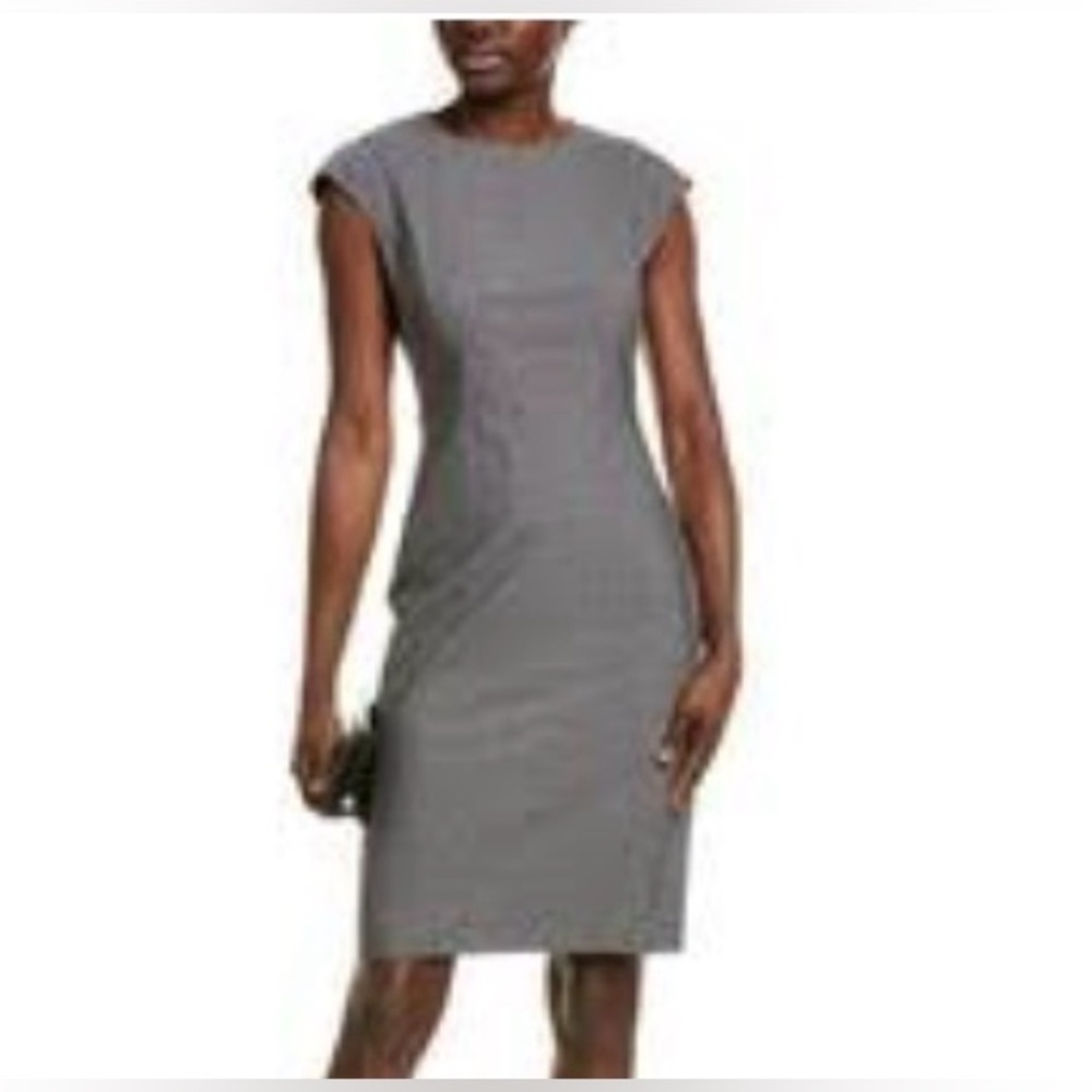 Hugo Boss Charcoal Midi Dress